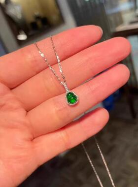 MaisonCleo祖母绿葫芦锁骨链