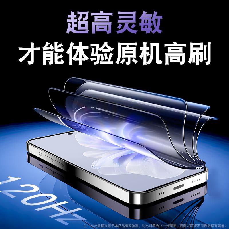 适用vivos18e钢化膜s18e新款无尘仓s15vivo手机秒贴膜s10Pro全屏防摔保护s9专用高清无白边s7/7t除尘神器por - 图2