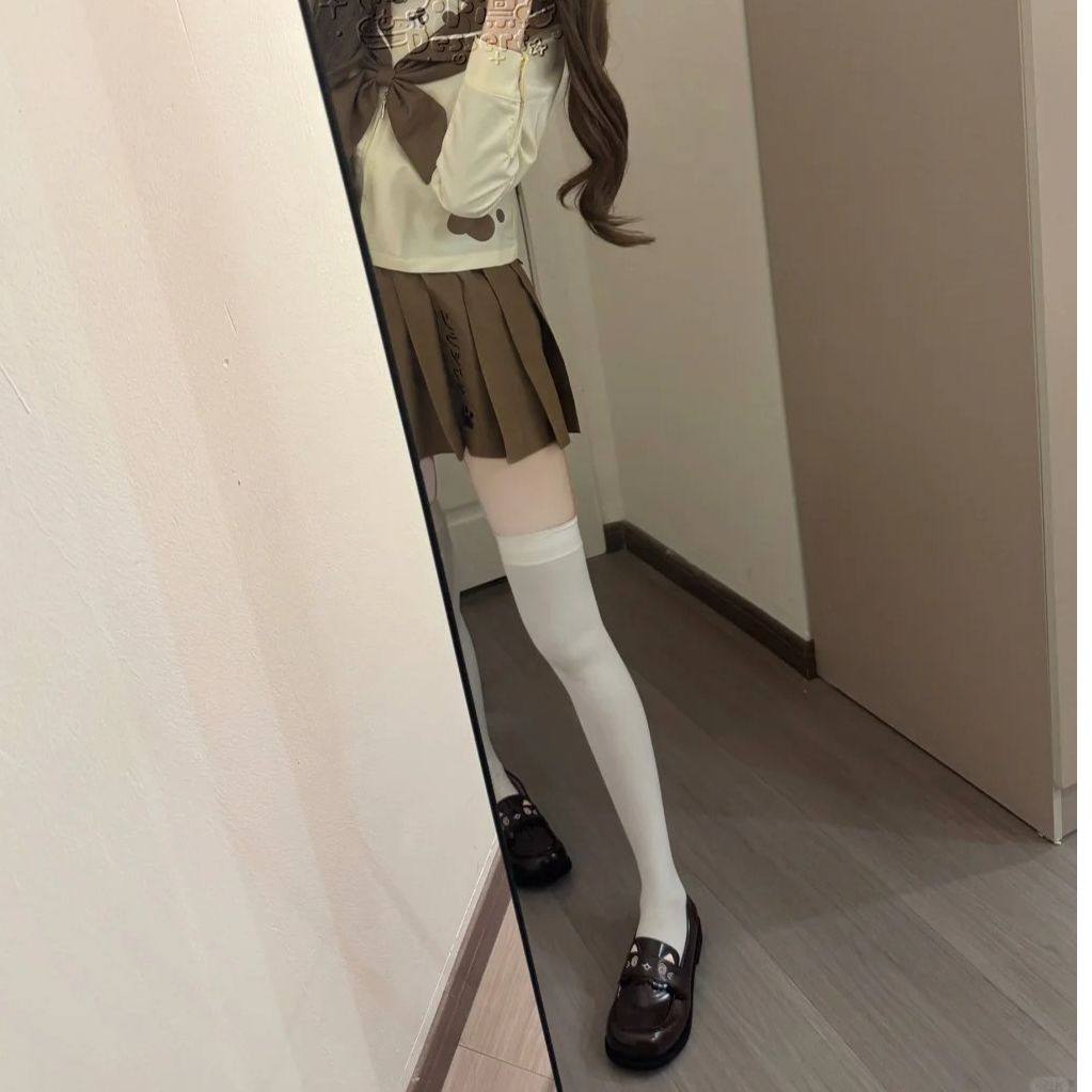 春薄款jk过膝长筒堆堆小腿袜女日系ins高筒袜靴袜外穿直播女团袜,淘宝优惠券,粉丝福利购,淘宝优惠卷