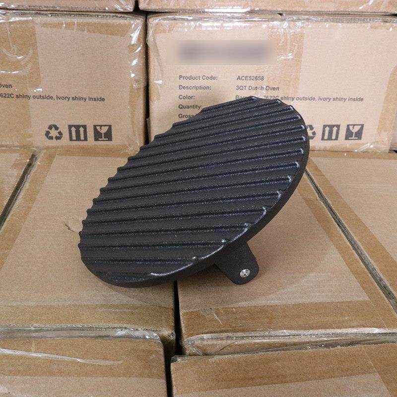 铸铁压肉板圆形条纹款木质手柄直径20cm加厚1cm铁板烧煎肉煎牛排,淘宝优惠券,粉丝福利购,淘宝优惠卷