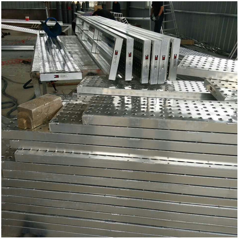 大连华峰定制铝合金工业跳板建筑脚踏板轻质铝踏板手脚架踩踏板-图2