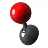 Автомобиль One -Click Startup Ball Ball Decorative Roller Boot Cover Cover Decorative Sticker Creative Plastic Plastic Manual Simulator