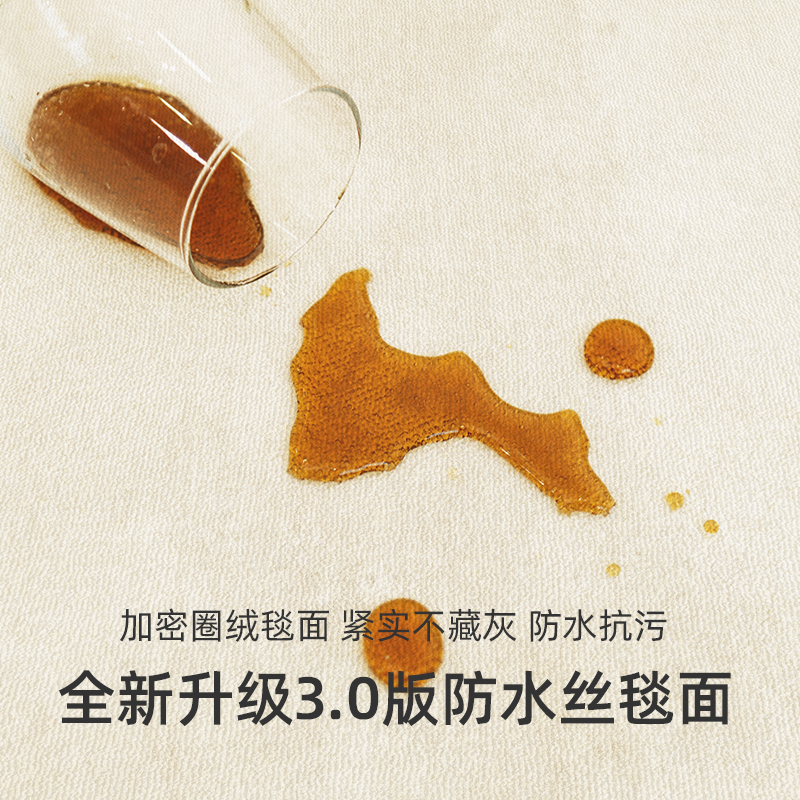 地毯客厅2024新款奶油风沙发毯免洗可擦高级感卧室地垫大面积全铺