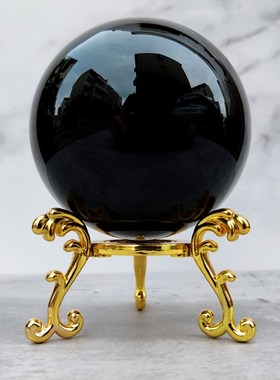 纯手工彩色水晶玻璃球创意轻奢摆件客厅家居简约装饰X拍摄道具礼