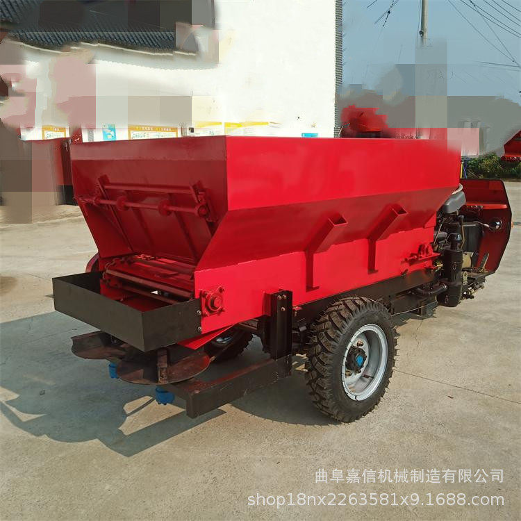 三轮自走式撒粪车链条输送撒粪车牛羊马粪便大棚有机肥撒肥机,淘宝优惠券,粉丝福利购,淘宝优惠卷