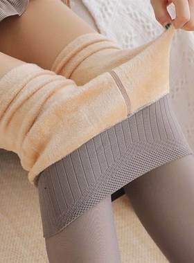 好货2Pcs Winter Warm Leggings Women Thick Fleece Slim Leggin