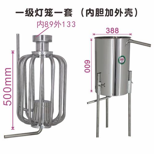 新品厂销酿哥冷却器蒸酒设备酿酒设备冷I凝列管灯笼蒸馏冷却装置3 - 图2