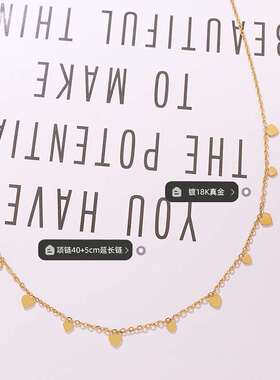 极速ins Roman Palace qstyle multi-accessory wild clavicle ch