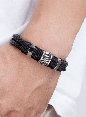 极速XQNI Woven Leather Rope Wrap Special Style RClassic Stai