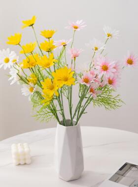 洋甘菊小雏假花真客厅摆设