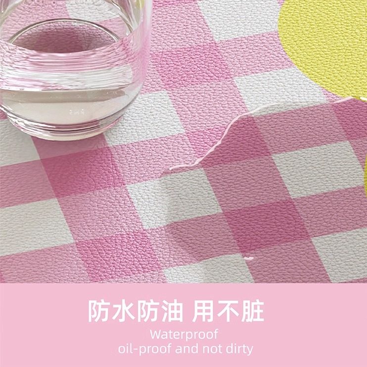 卡通苹果可爱西餐垫皮革防水防油防烫免洗高级感隔热桌垫小块杯垫,淘宝优惠券,粉丝福利购,淘宝优惠卷