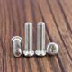 Gage white zinc plated cross disc head screws Round head wire machine tooth screw MM2.5M3M3.5M4M5M6M8