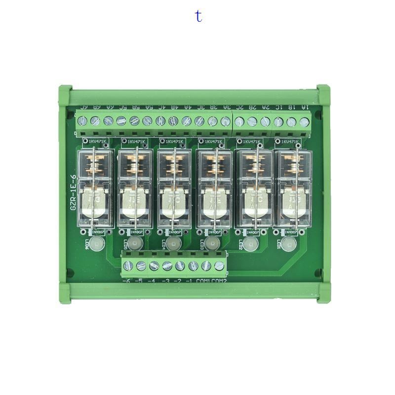 网红。继电器模组4/8/16/路12v/24v中间模块控制板信号plc输出放-图1