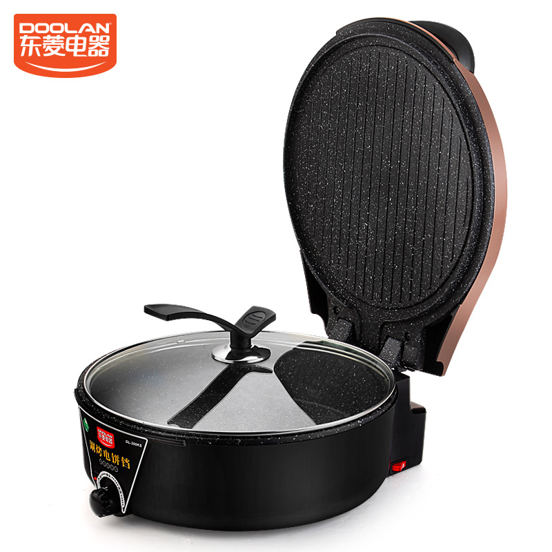 东菱星加深d加大电饼铛家用双面加热煎烤机煎饼机电饼档烙饼锅涮 - 图1