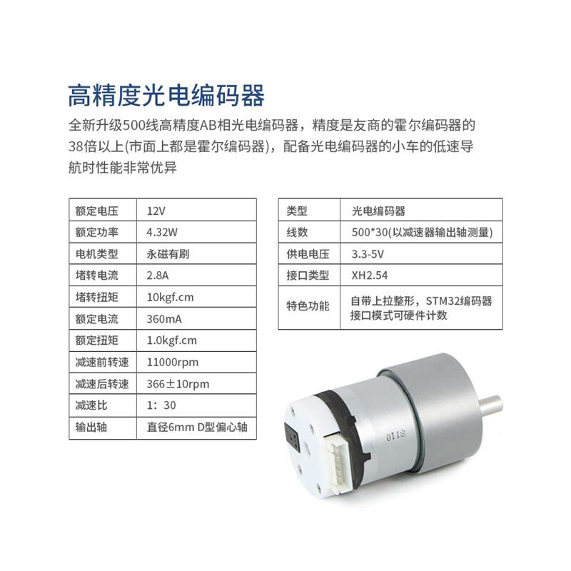 ROS机器人阿克曼/差速版底盘麦轮全向轮智能小车配光电编码器 - 图3