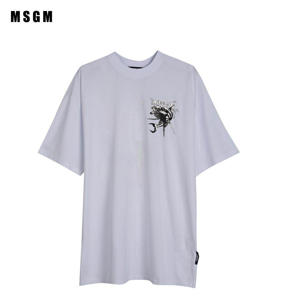 MSGM舒适简约圆领套头短袖T恤,淘宝优惠券,粉丝福利购,淘宝优惠卷