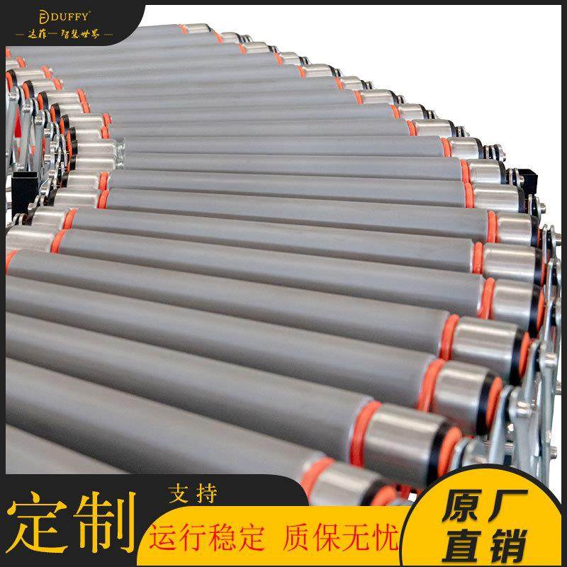 爆款动力滚筒输送机设备物流快递输送伸缩线生产流水线装卸货特价,淘宝优惠券,粉丝福利购,淘宝优惠卷