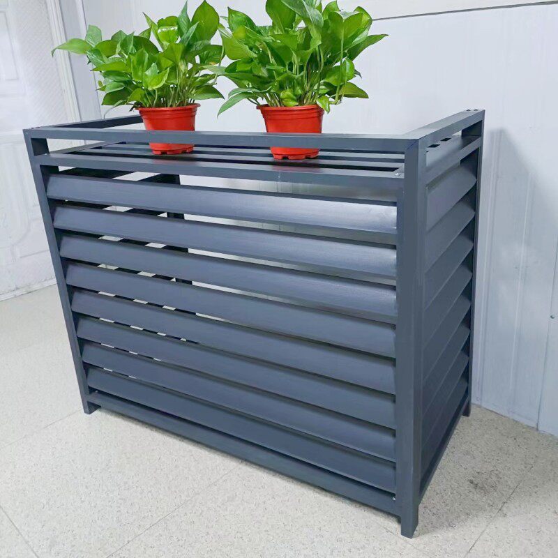 空调外机保护罩铝单板雕花防雨防嗮网铝合金装饰百叶窗格栅防护栏,淘宝优惠券,粉丝福利购,淘宝优惠卷