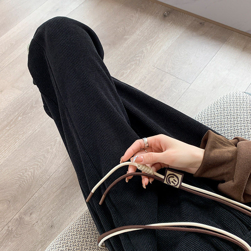 清仓捡漏卫裤女秋冬大码小个子灯芯绒裤子加绒显瘦束脚灯笼运动裤,淘宝优惠券,粉丝福利购,淘宝优惠卷