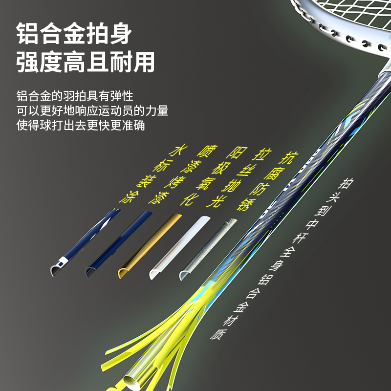 匹克官方正品羽毛球拍旗舰店专业级单双拍女超轻碳素纤维耐打套装