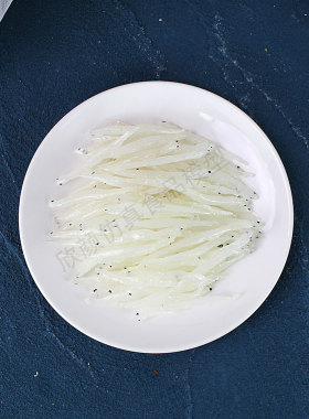 仿真银鱼海鲜模型假菜样品菜模