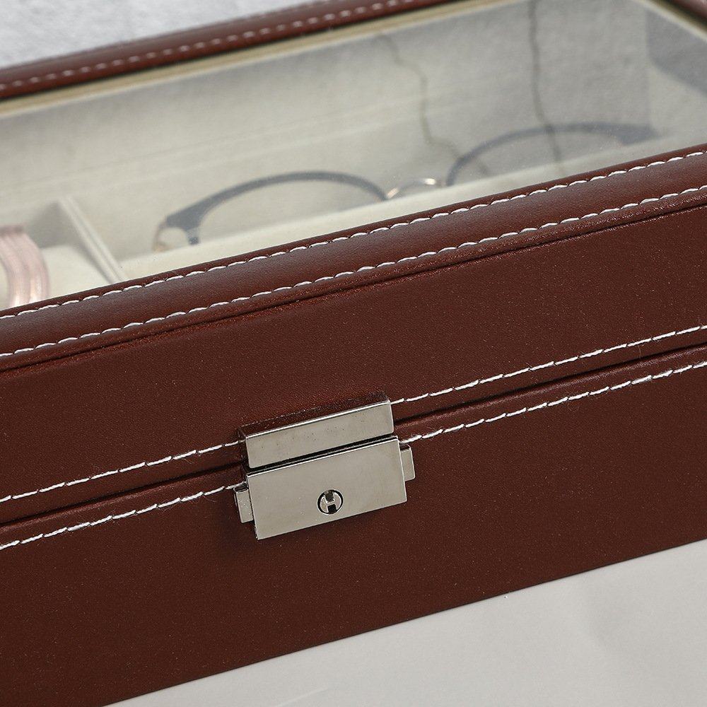 简约款纯色pu皮翻盖式首饰收纳盒项链戒指耳钉饰品展示珠宝箱防尘,淘宝优惠券,粉丝福利购,淘宝优惠卷