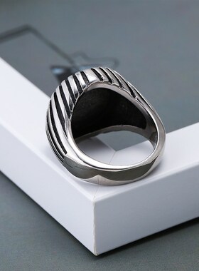 极速Fashion retrmo mens Ring New Retro trend punk ring