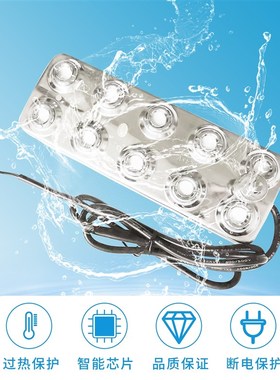 极速超音波雾化板十头水池鱼池假山观雾化器M造雾器工业加湿器喷