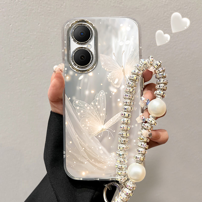 适用华为畅享80手机壳新款Hi畅享80S唯美梦幻蝴蝶Hi畅享70Plus精孔羽纱70Z保护套畅享60全包50Pro防摔壳 - 图1