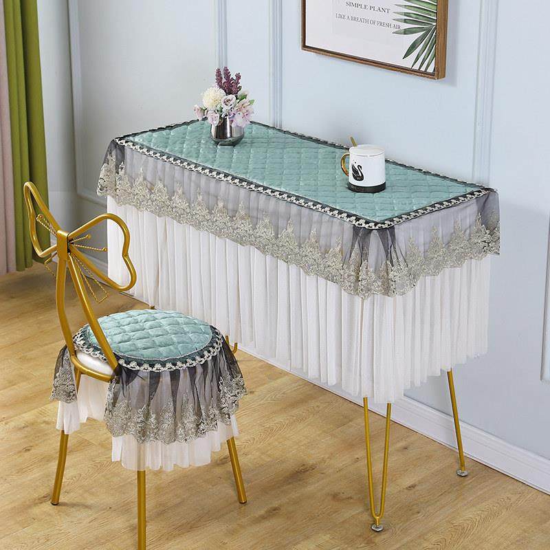 欧式梳妆台桌布布艺化妆台罩套布桌垫美甲电视柜桌布桌旗防尘盖巾,淘宝优惠券,粉丝福利购,淘宝优惠卷