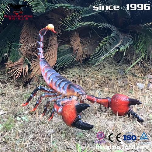 动物昆虫厂家仿真蝎子户外机械模型制作动态逼真高质量产品 - 图1