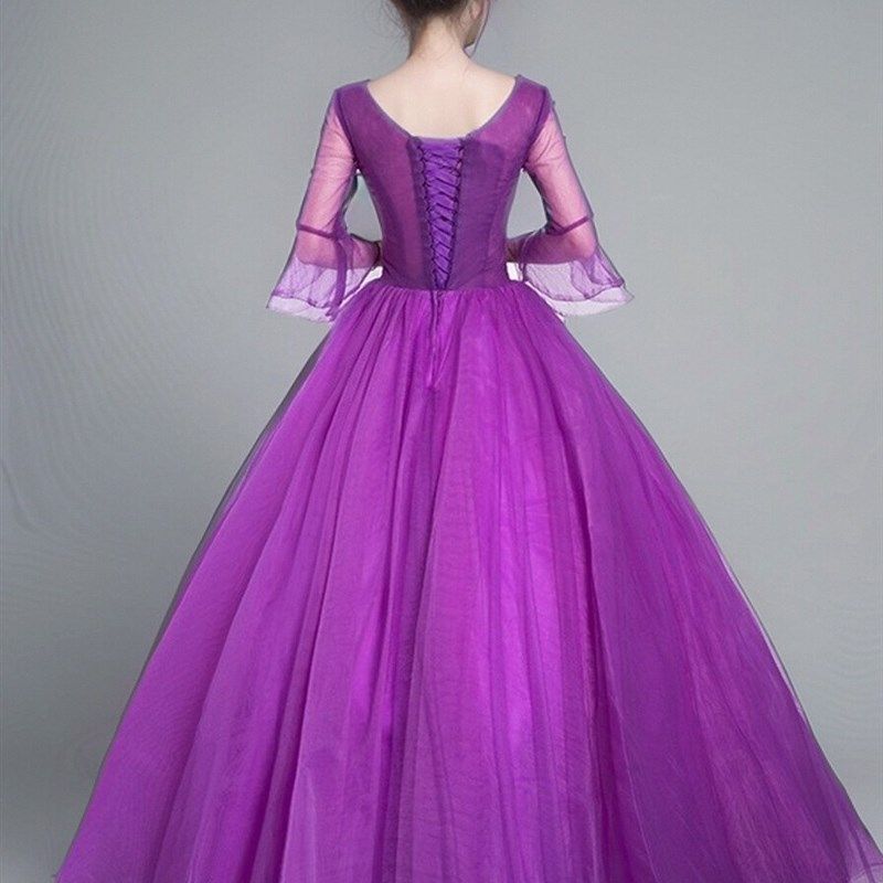 婚纱礼服学生艺考礼服舞台独唱蓬蓬裙年会主持晚礼服长款演出服女,淘宝优惠券,粉丝福利购,淘宝优惠卷