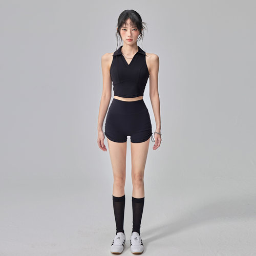 TEETKE带胸垫健身运动背心女2025新款运动内衣瑜伽服健身上衣套装 - 图3