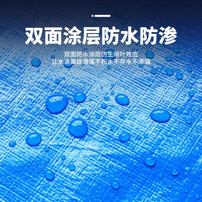 盛德篷布防水防晒加厚防雨布防水布货车遮阳蓬布160克户外 - 图0