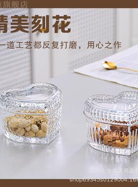 ins风不规则甜品碗套装高颜值云朵玻璃碗碟创意糖水银耳碗早餐碗