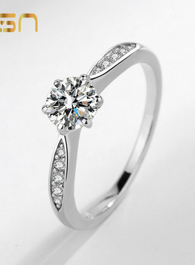 新概念 戒指 925纯银戒指八心八箭求婚结婚戒指厂家