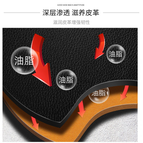 海绵鞋刷擦鞋神器无色通用真皮保养增亮油擦皮鞋专用刷子双面鞋蜡 - 图2