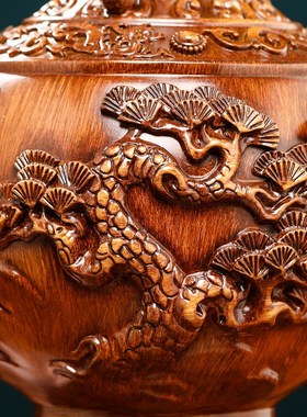 速发花开摆视花瓶富件一对中式客厅入户玄关电贵柜装饰品乔迁新居