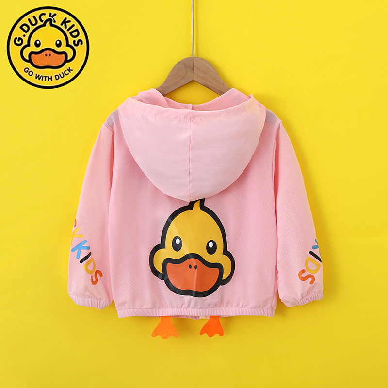 zz-2024年新款小黄鸭正品夏季儿童装防晒衣_小黄鸭GDUCKKIDS_童装/婴儿装/亲子装-第5张图片-提都小院