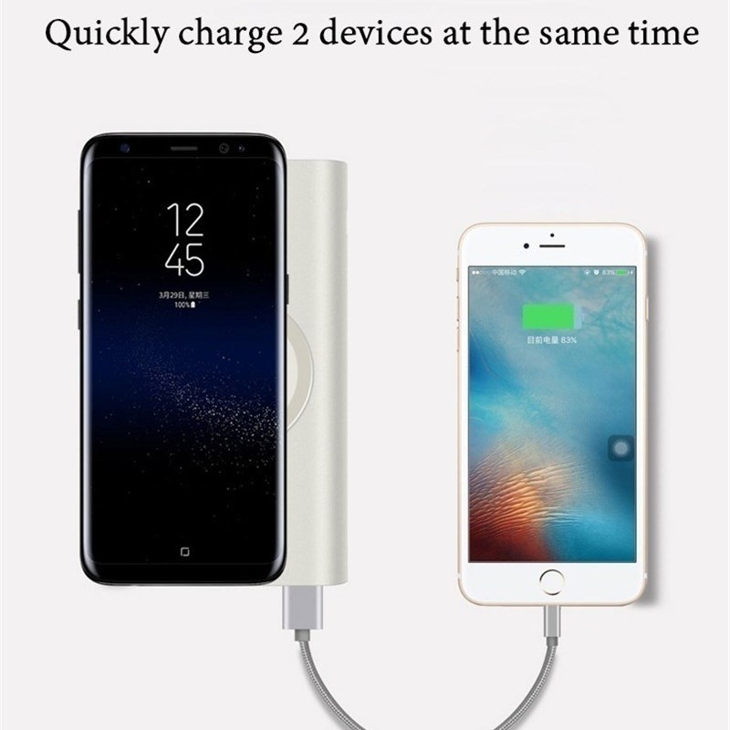 推荐30000mAh Qi Wireless Power Bank Large Capacity External - 图2