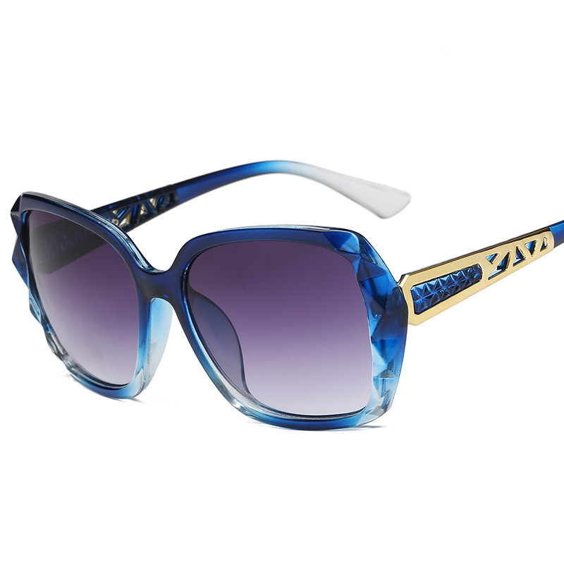 网红Fahion Star Style Luxury Sunglasses Women Brand Design V - 图0