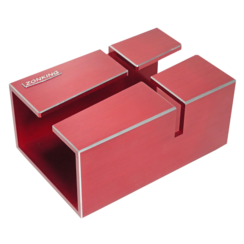 ZONKING金属纸巾盒轻奢抽纸盒简约设计极简桌面装饰航空铝材纸筒 - 图3