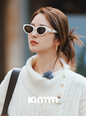 Kimmmm花儿与少年张晚意同款复古板材猫眼墨镜松弛感简约防晒1005
