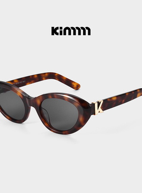 Kimmmm 复古猫眼太阳镜女高级感潮流窄框防紫外线墨镜 VAILS
