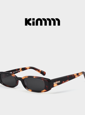 Kimmmm2026新款方形窄框黑色墨镜防紫外线板材太阳镜男女BOSTON