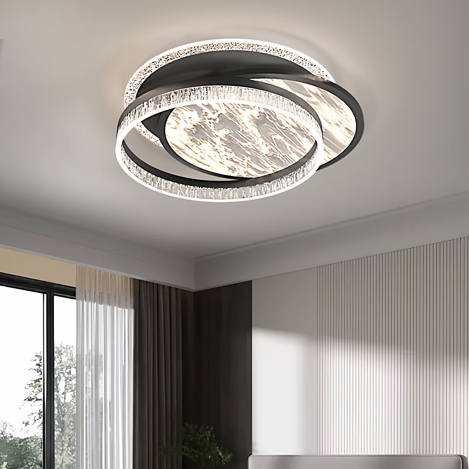 意式轻奢高级感客厅主灯现代简约吸顶灯2025新款灯具全屋套餐组合,淘宝优惠券,粉丝福利购,淘宝优惠卷