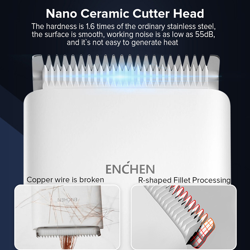 网红ENCHEN Boost USB Electric Hair Clippers Trimmers For Men-图2