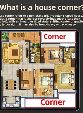 速发西北角艮八缺角补角牌铜坤卦摆件黄铜震坎兑巽房挂件屋卦乾卦