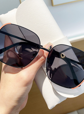 速发202尚新款墨绿色偏光太士大韩脸版时2潮防紫外线强光