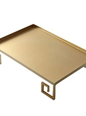 现代简约创意托盘样板房售楼处桌面餐盘收纳盘装饰品软装摆件收纳